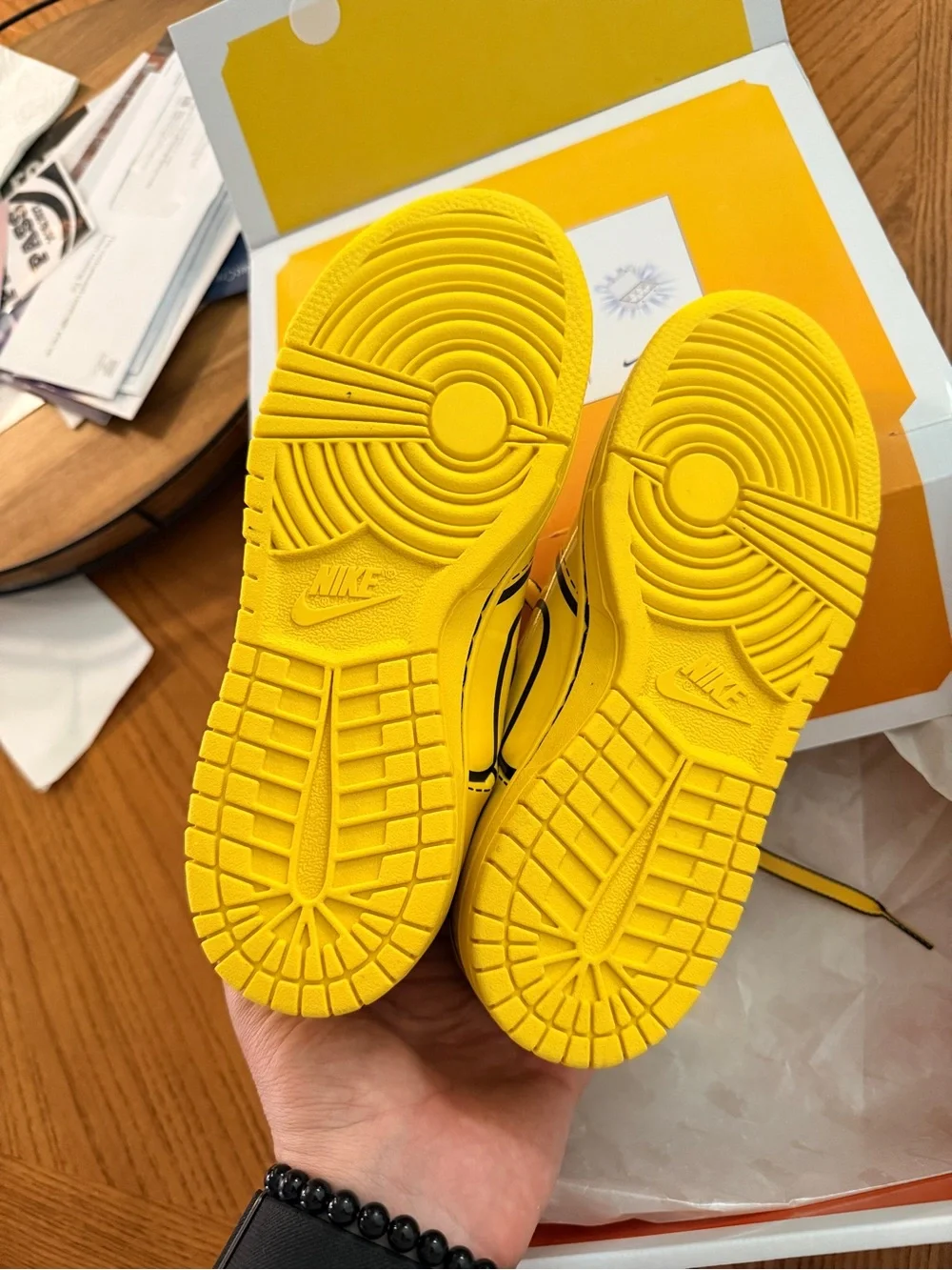 Nike bold yellow